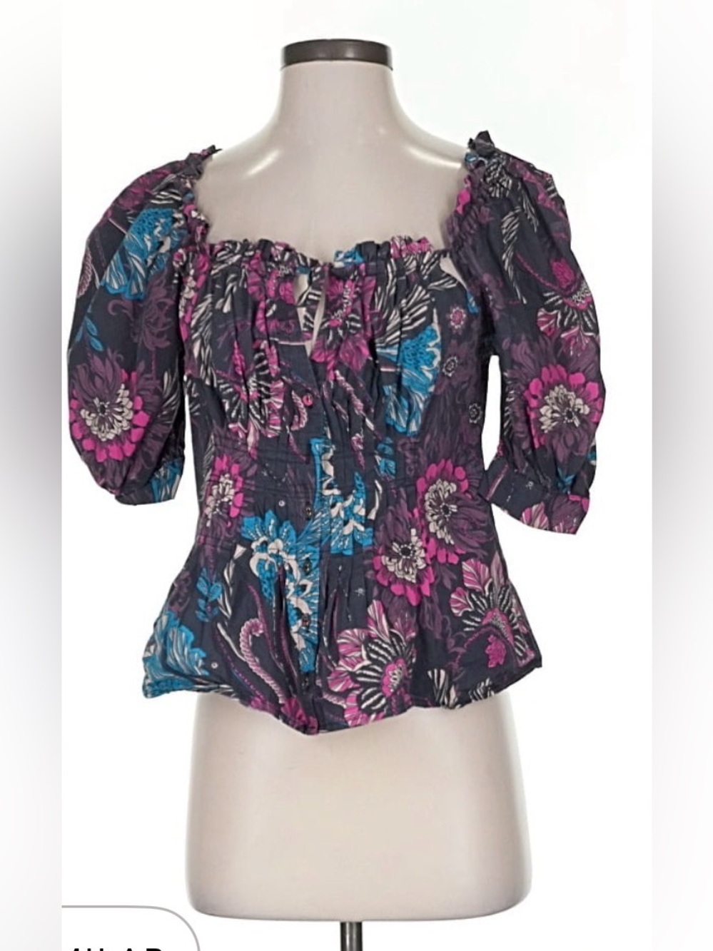 NICHOLAS Dark Floral Print  Top Sz.0